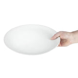 Athena Hotelware Oval Coupe Plates 305 x 241 mm (Pack of 6) JD Catering Equipment Solutions Ltd