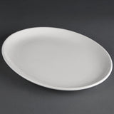 Athena Hotelware Oval Coupe Plates 305 x 241 mm (Pack of 6) JD Catering Equipment Solutions Ltd