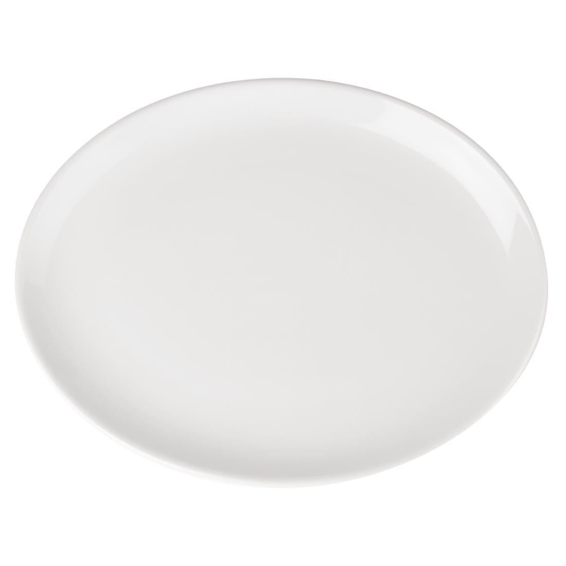 Athena Hotelware Oval Coupe Plates 305 x 241 mm (Pack of 6) JD Catering Equipment Solutions Ltd