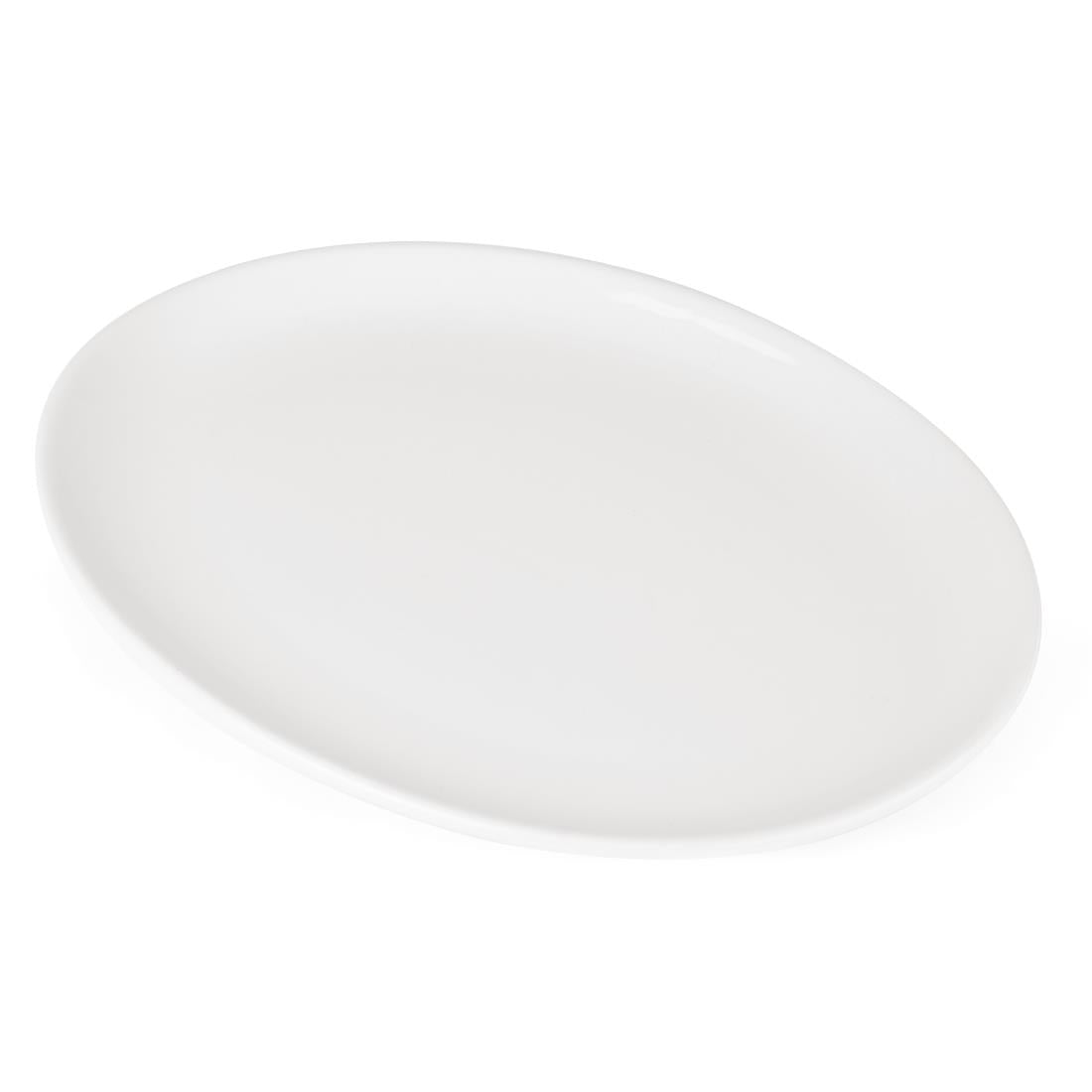 Athena Hotelware Oval Coupe Plates 305 x 241 mm (Pack of 6) JD Catering Equipment Solutions Ltd