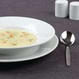 Athena Hotelware Rimmed Soup & Pasta Bowls 228mm 210ml (Pack of 6) JD Catering Equipment Solutions Ltd