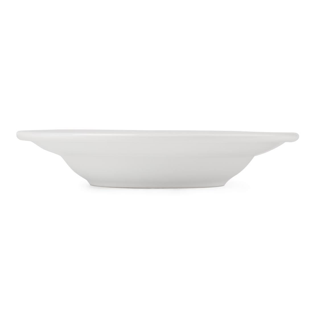 Athena Hotelware Rimmed Soup & Pasta Bowls 228mm 210ml (Pack of 6) JD Catering Equipment Solutions Ltd