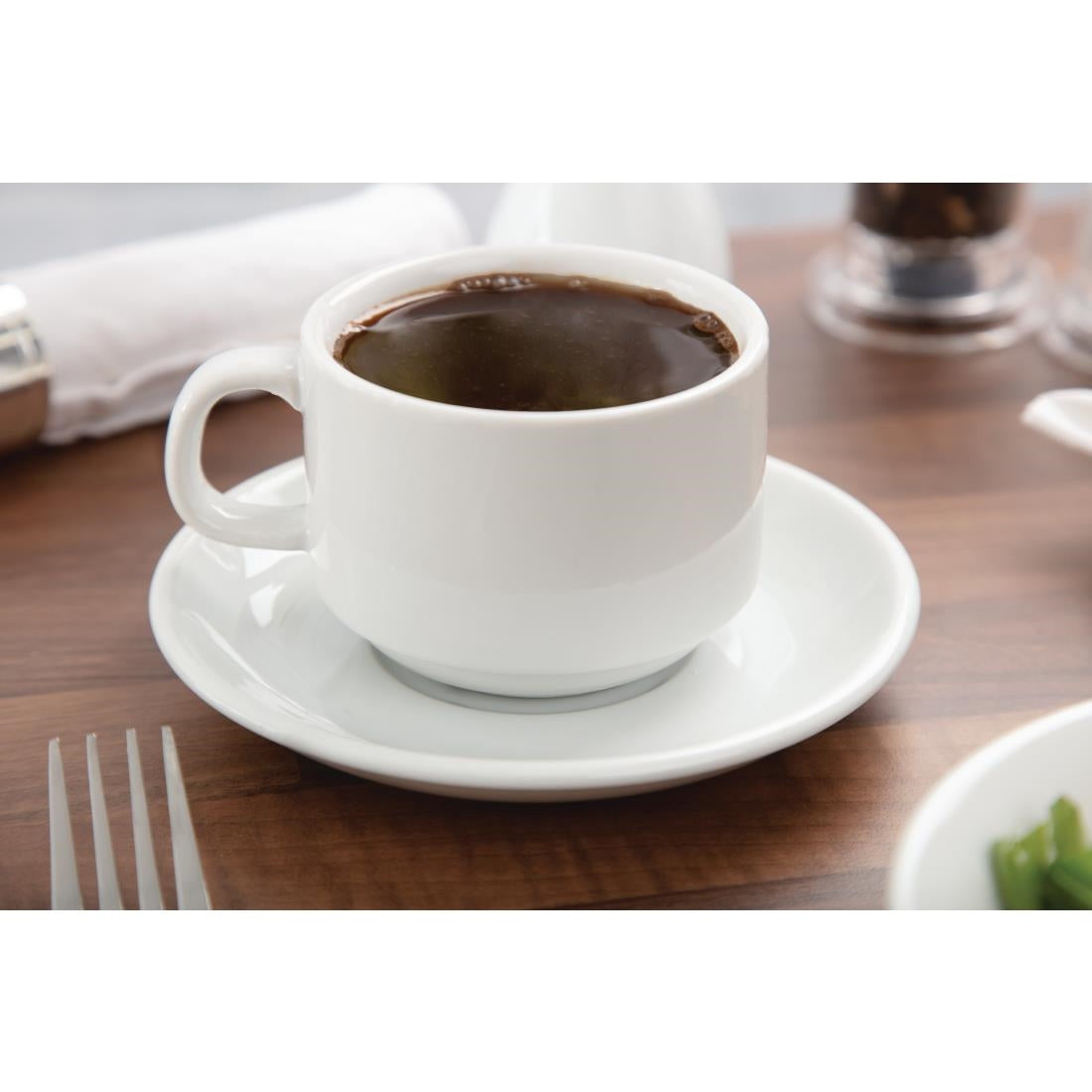 Athena Hotelware Stacking Cups 7oz (Pack of 24) JD Catering Equipment Solutions Ltd