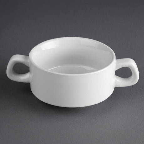 Athena Hotelware Stacking Soup Bowls 160mm 290ml (Pack of 12) JD Catering Equipment Solutions Ltd