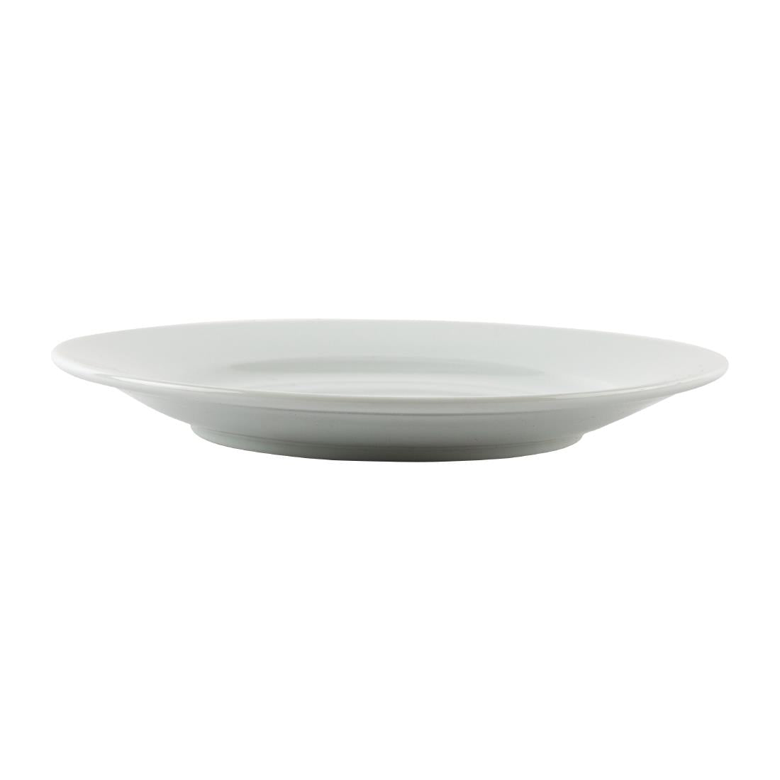 Athena Hotelware Wide Rimmed Plates 165mm (Pack of 12) JD Catering Equipment Solutions Ltd