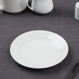 Athena Hotelware Wide Rimmed Plates 165mm (Pack of 12) JD Catering Equipment Solutions Ltd