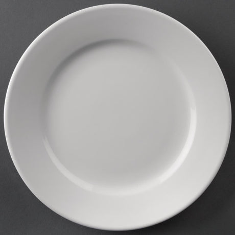 Athena Hotelware Wide Rimmed Plates 165mm (Pack of 12) JD Catering Equipment Solutions Ltd