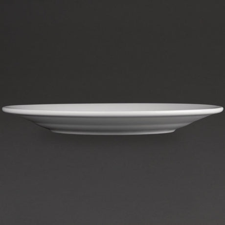 Athena Hotelware Wide Rimmed Plates 228mm (Pack of 12) JD Catering Equipment Solutions Ltd