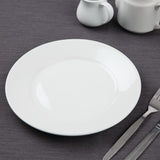 Athena Hotelware Wide Rimmed Plates 254mm (Pack of 12) JD Catering Equipment Solutions Ltd