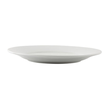 Athena Hotelware Wide Rimmed Plates 254mm (Pack of 12) JD Catering Equipment Solutions Ltd
