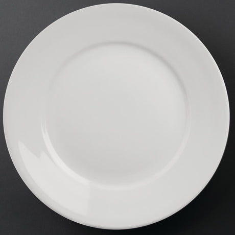 Athena Hotelware Wide Rimmed Plates 280mm (Pack of 6) JD Catering Equipment Solutions Ltd