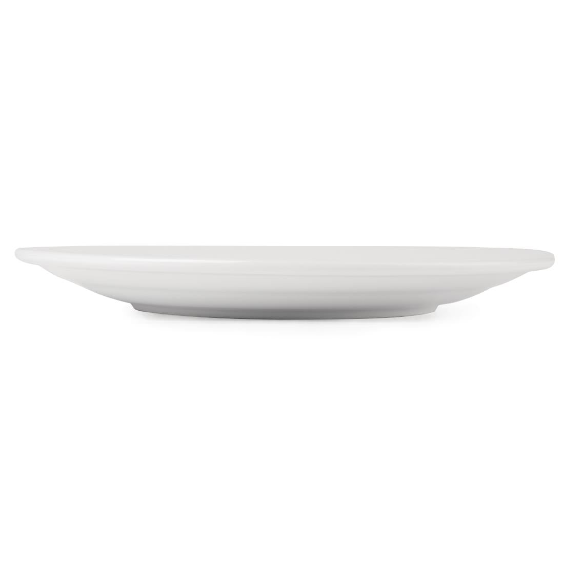 Athena Hotelware Wide Rimmed Plates 280mm (Pack of 6) JD Catering Equipment Solutions Ltd
