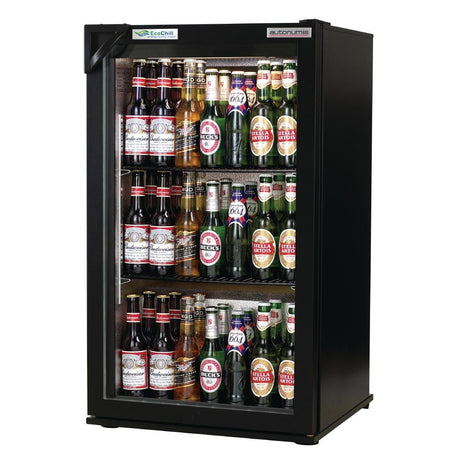 Autonumis EcoChill 1 Door Back Bar Cooler Black A209186 JD Catering Equipment Solutions Ltd