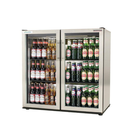 Autonumis EcoChill Double Hinged Door Maxi Back Bar Cooler, St/St A210106 JD Catering Equipment Solutions Ltd