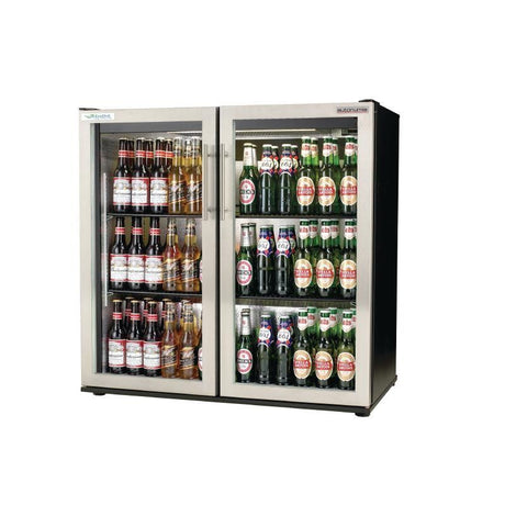 Autonumis EcoChill Double Hinged Door Maxi Back Bar Cooler St/St Door A21098 JD Catering Equipment Solutions Ltd