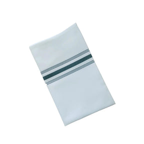 (Availability End Feb) CX118 Bistro Table Napkins Green Stripe (Pack of 10) JD Catering Equipment Solutions Ltd
