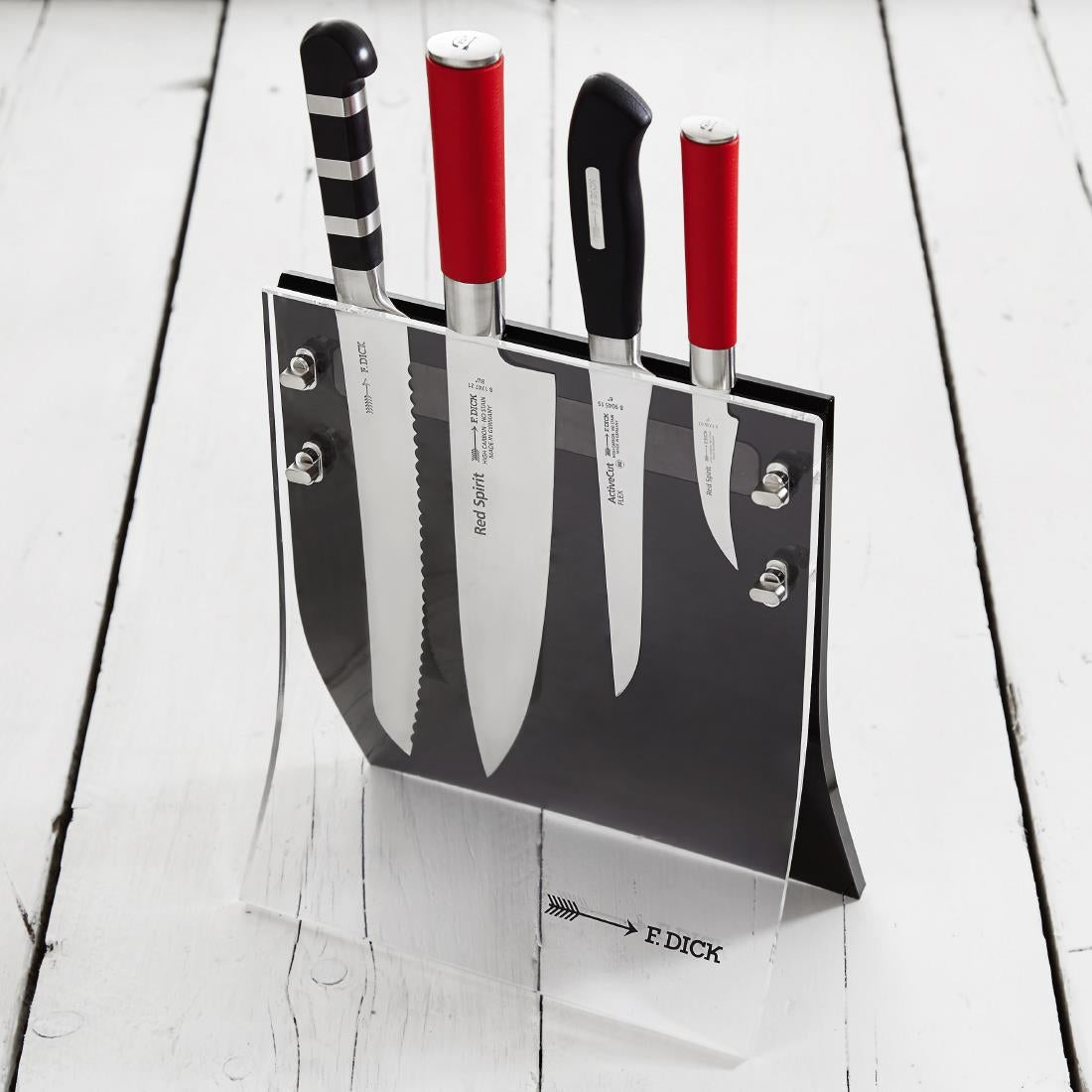 (Availability TBC) GD798 Dick Magnetic Knife Block 4 Slots JD Catering Equipment Solutions Ltd