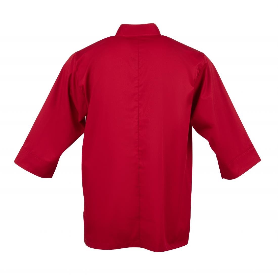 B106-XS Chef Works Unisex Jacket Red XS JD Catering Equipment Solutions Ltd