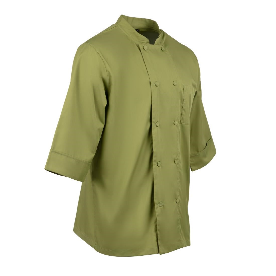 B107-L Chef Works Unisex Chefs Jacket Lime L JD Catering Equipment Solutions Ltd