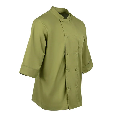 B107-M Chef Works Unisex Chefs Jacket Lime M - JD Catering Equipment Solutions Ltd