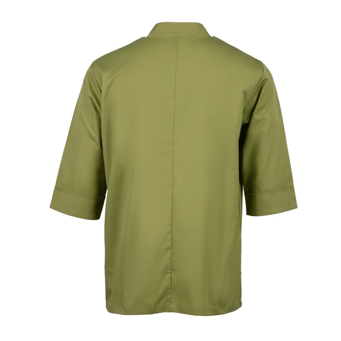 B107-XS Chef Works Unisex Chefs Jacket Lime XS JD Catering Equipment Solutions Ltd