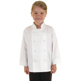 B124 Whites Childrens Unisex Chef Jacket White S JD Catering Equipment Solutions Ltd
