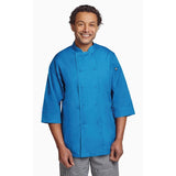 B178-XS Chef Works Unisex Chefs Jacket Blue XS JD Catering Equipment Solutions Ltd