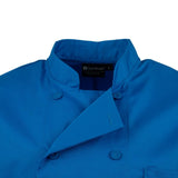 B178-XS Chef Works Unisex Chefs Jacket Blue XS JD Catering Equipment Solutions Ltd