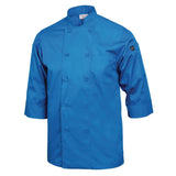 B178-XS Chef Works Unisex Chefs Jacket Blue XS JD Catering Equipment Solutions Ltd