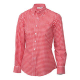 B216-XXL Chef Works Womens Gingham Shirt Red 2XL - JD Catering Equipment Solutions Ltd
