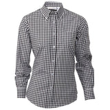B217-XXL Chef Works Womens Gingham Shirt Black 2XL JD Catering Equipment Solutions Ltd