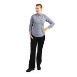 B217-XXL Chef Works Womens Gingham Shirt Black 2XL JD Catering Equipment Solutions Ltd