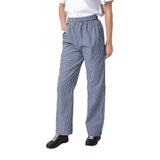 B311-S Whites Unisex Vegas Chefs Trousers Small Blue and White Check S JD Catering Equipment Solutions Ltd