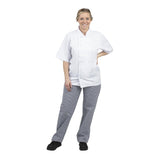 B311-XL Whites Unisex Vegas Chefs Trousers Small Blue and White Check XL JD Catering Equipment Solutions Ltd