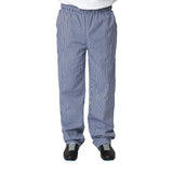 B311-XS Whites Unisex Vegas Chefs Trousers Small Blue and White Check XS JD Catering Equipment Solutions Ltd