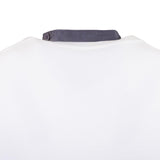 B422 Whites V Neck Service Apron Charcoal JD Catering Equipment Solutions Ltd