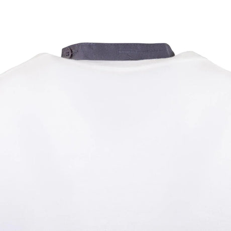 B422 Whites V Neck Service Apron Charcoal - JD Catering Equipment Solutions Ltd