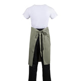 B434 Whites Regular Bistro Apron Olive JD Catering Equipment Solutions Ltd