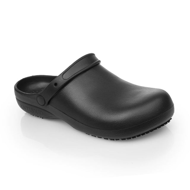 B979-4041 Nisbets Essentials Chefs Clog Black 4041 JD Catering Equipment Solutions Ltd