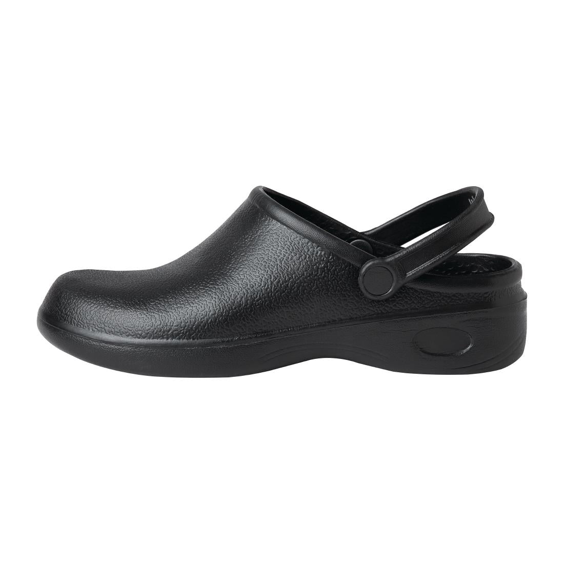 B979-4041 Nisbets Essentials Chefs Clog Black 4041 JD Catering Equipment Solutions Ltd