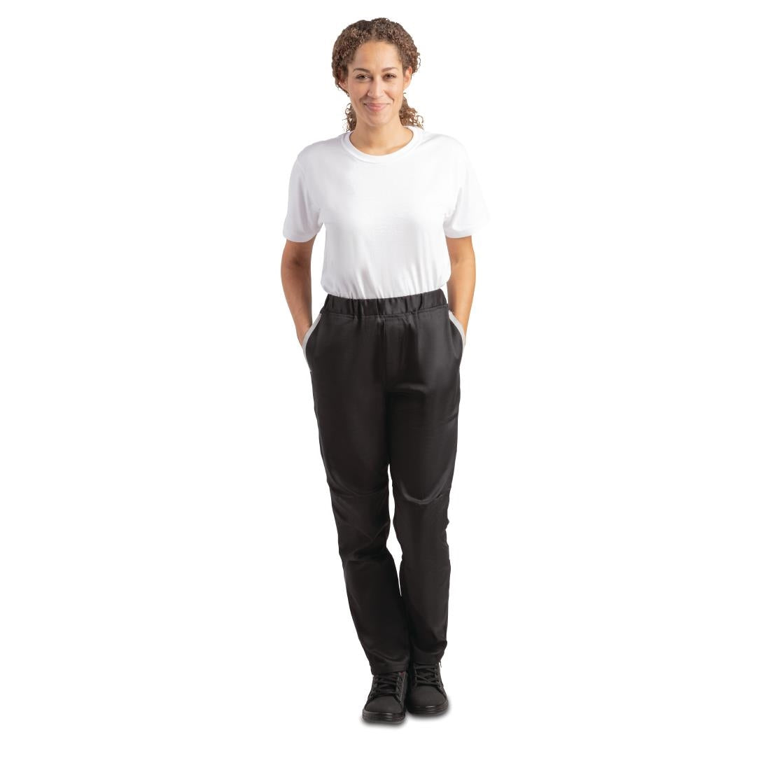 B989 Whites Southside Chefs Utility Trousers Black JD Catering Equipment Solutions Ltd