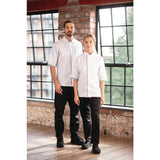 B998-L Southside Unisex Chefs Jacket Short Sleeve White L JD Catering Equipment Solutions Ltd