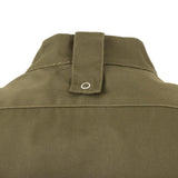 BA001-L Southside Band Collar Chef Jacket Khaki Size L JD Catering Equipment Solutions Ltd