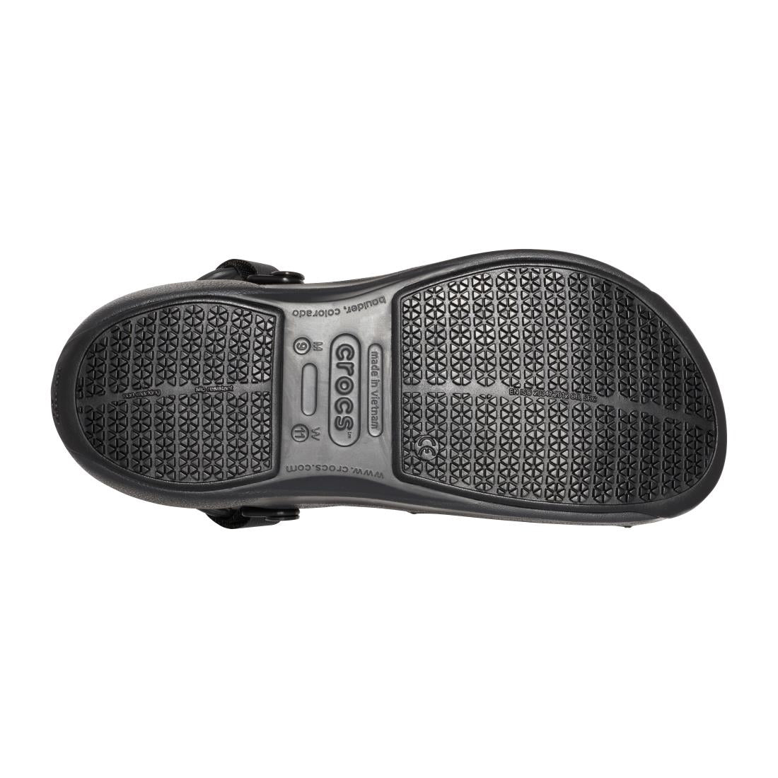 BA006-37.5 Crocs Bistro Pro LiteRide Clog Black 37.5 JD Catering Equipment Solutions Ltd