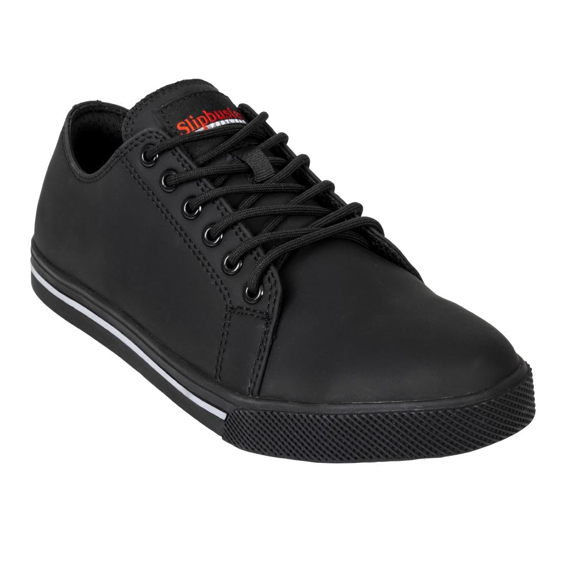 BA060-37 Slipbuster Recycled Microfibre Safety Trainers Matte Black 37 JD Catering Equipment Solutions Ltd