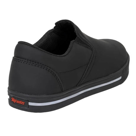 BA062-39 Slipbuster Recycled Microfibre Slip-on Shoe Matte Black 39 - JD Catering Equipment Solutions Ltd