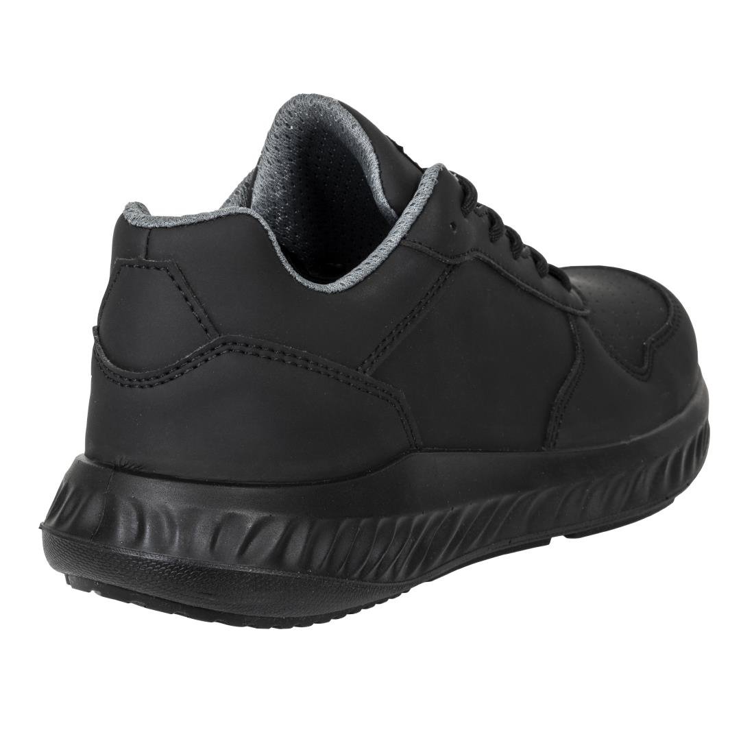 BA063-39 Slipbuster Recycled Microfibre Trainers Matte Black 39 JD Catering Equipment Solutions Ltd