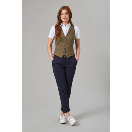 BA082-16 Brook Taverner Womens Houston Slim Leg Chinos Navy Size 16 JD Catering Equipment Solutions Ltd