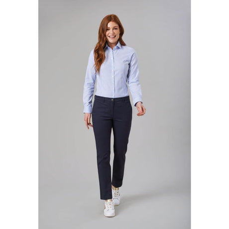 BA082-22 Brook Taverner Womens Houston Slim Leg Chinos Navy Size 22 JD Catering Equipment Solutions Ltd