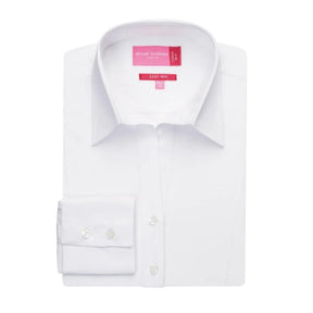BA085-6 Brook Taverner Ladies Palena Long Sleeve Shirt White Size 20 - JD Catering Equipment Solutions Ltd